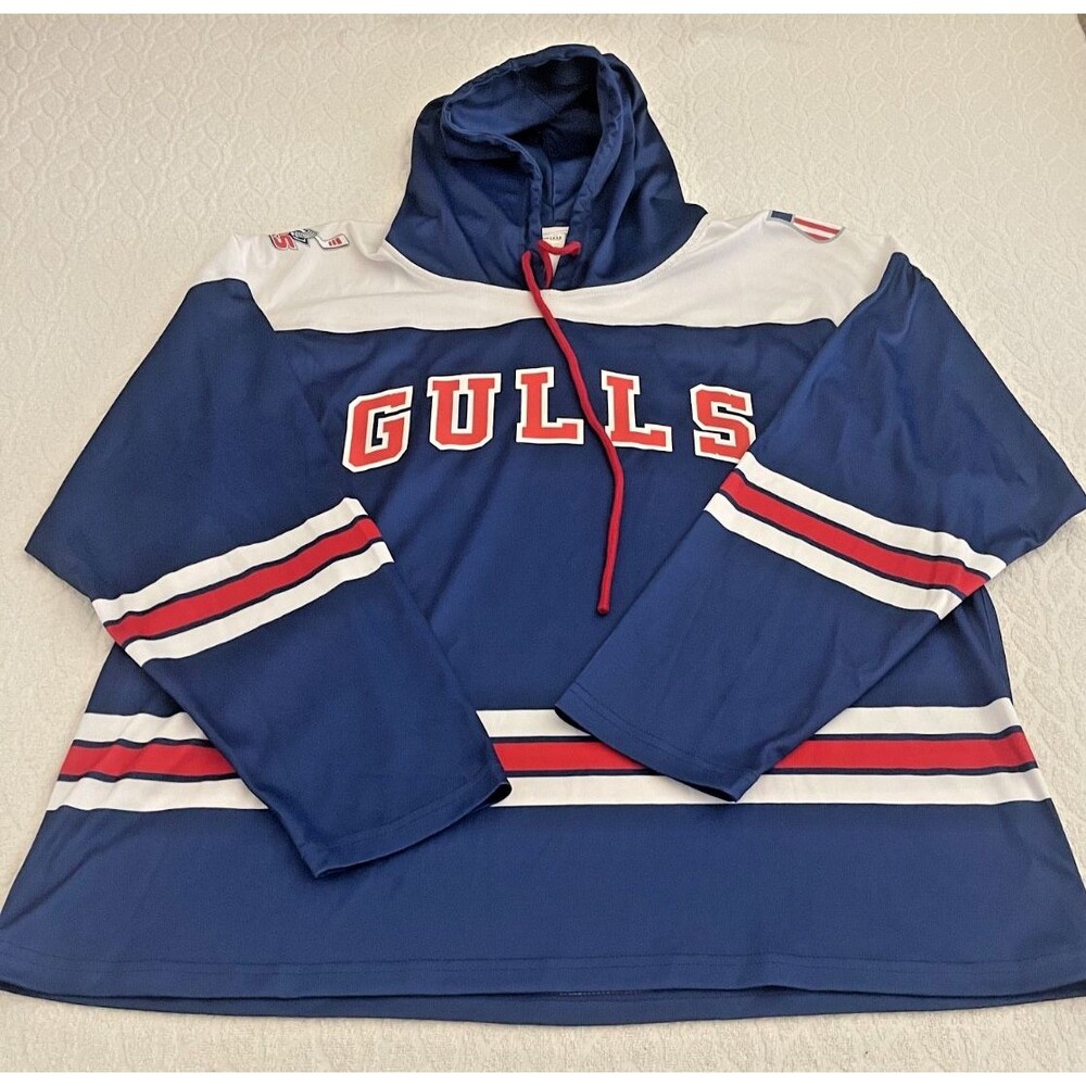 SUCCESS BRANDS Official Fan Apparel SZ XL San Diego Gulls Hockey Jersey Hoodie